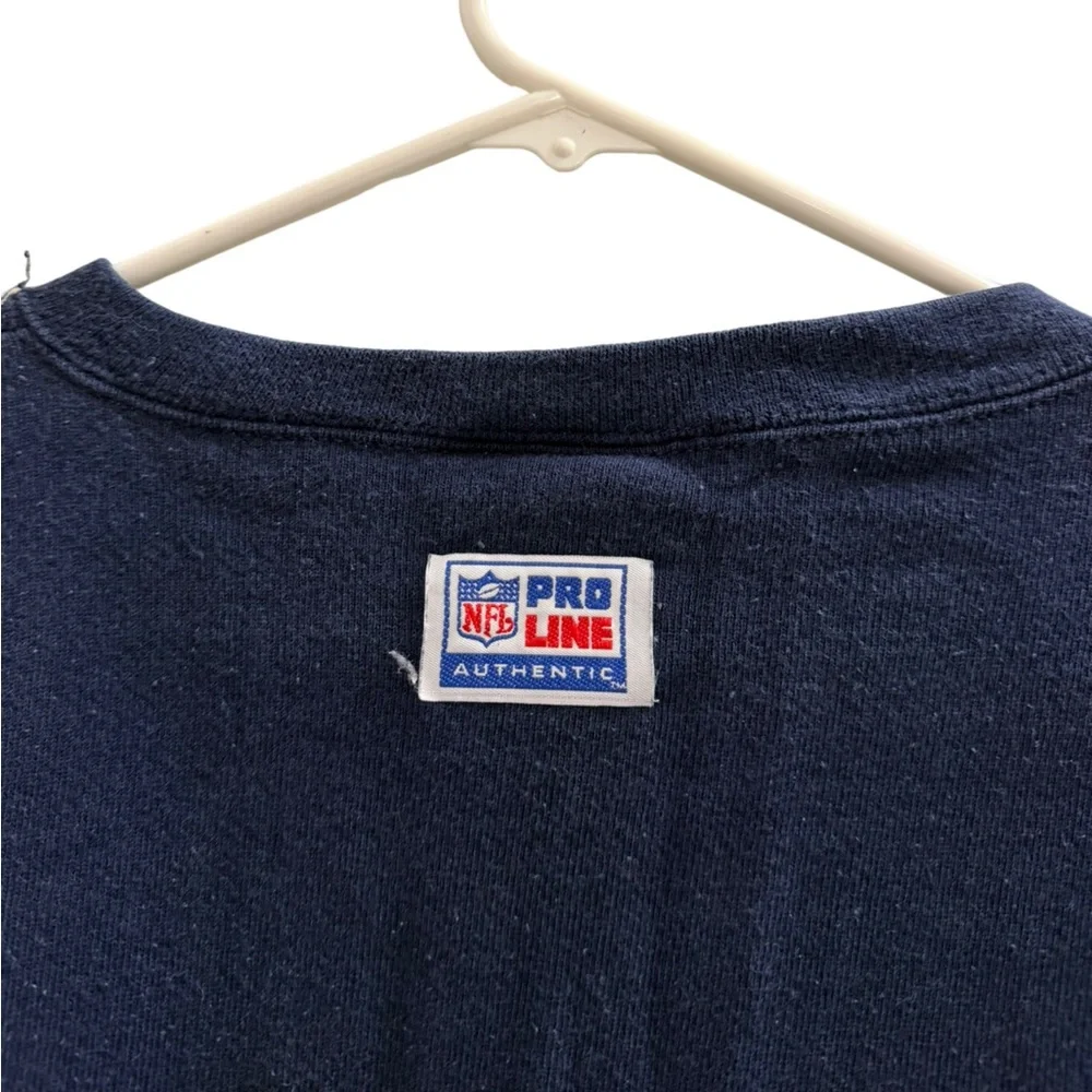 Vintage LOGO ATHLETIC DALLAS COWBOYS Crewneck Sweatshirt Blue Size XL - Picture 3 of 10